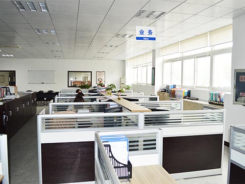 Office environment on the second floor